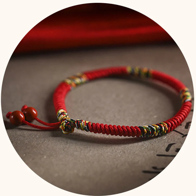Five Colors King Kong Knot Red String Protection Bracelet - Image 10