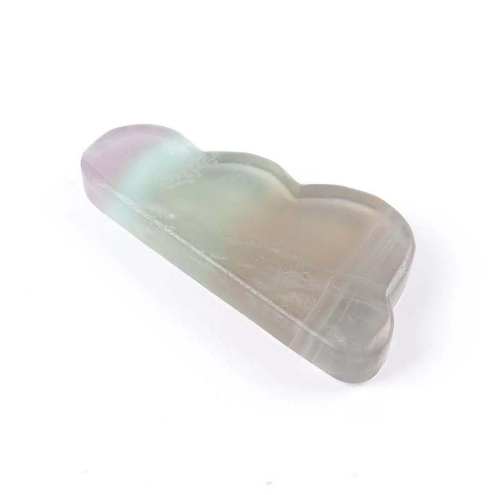 Fluorite Cloud Shape Crystal Carving 3.27 Inch Healing Stone - Image 5