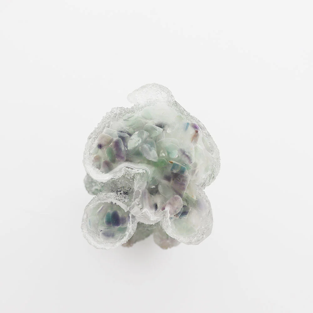 Fluorite Crystal Dog Figurine Toy Poodle 2-inch Sculpture - Image 4