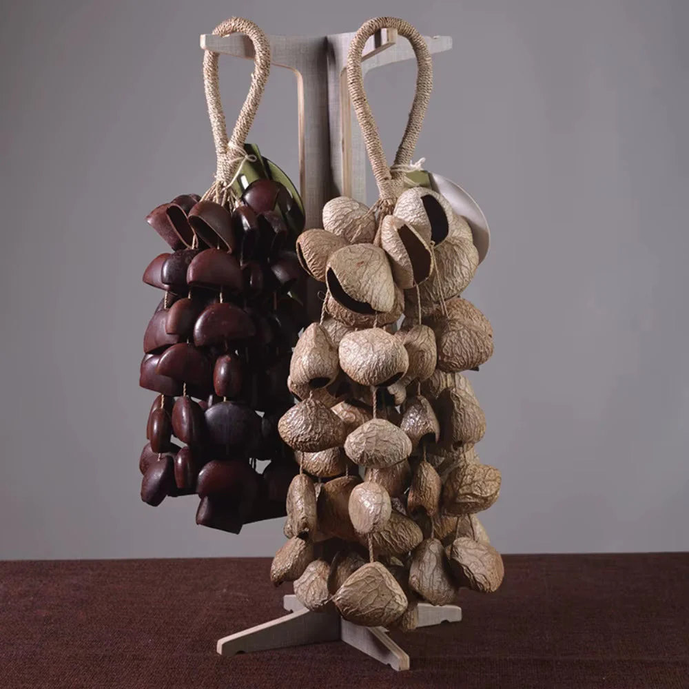 African Natural Fruit Shell Rattle Shaker - Image 3