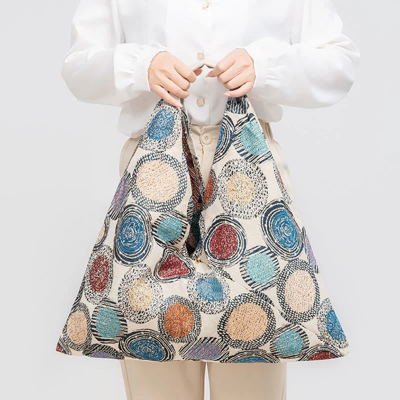 Geometry Tiger Flowers Leopard Print Underarm Triangle Shoulder Bag - Image 2