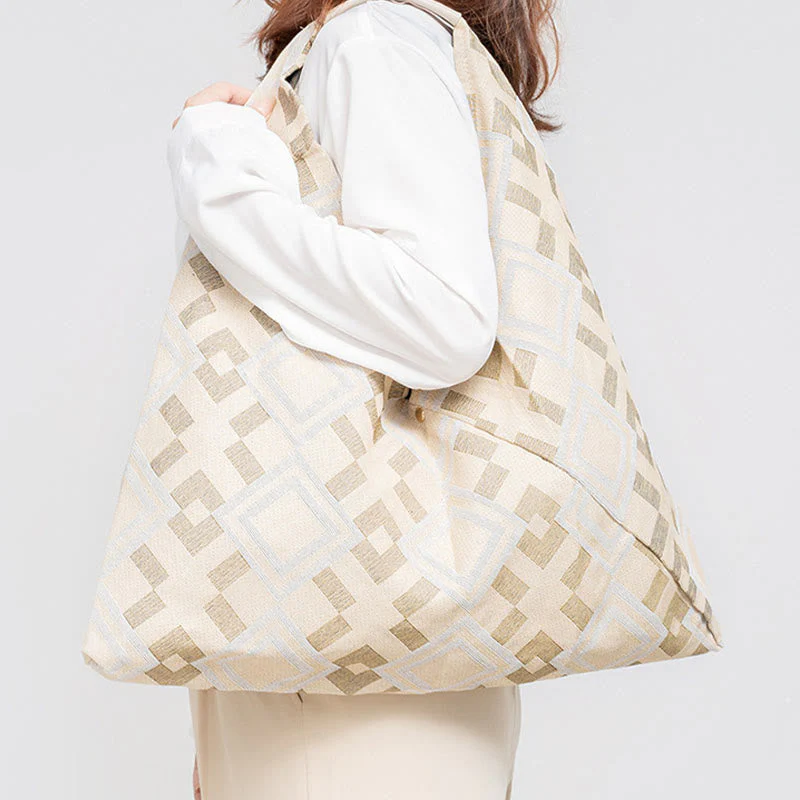 Geometry Tiger Flowers Leopard Print Underarm Triangle Shoulder Bag - Image 9