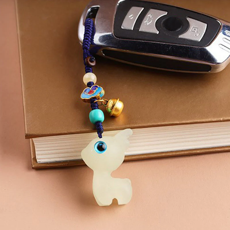 Glowstone Lucky Deer Key Chain for Spiritual Jewelry Blessing - Image 3