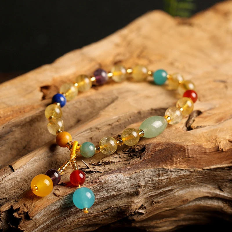 Citrine Jade Bracelet - Prosperity and Abundance - Image 4