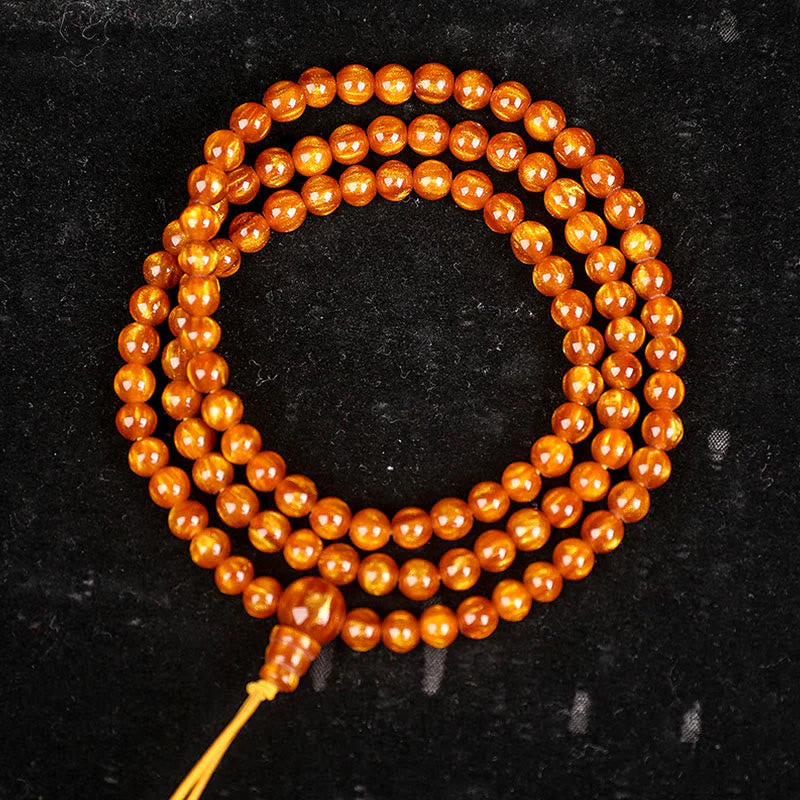 Golden Sea Willow Wrist Mala Bracelet for Success & Healing - Image 14