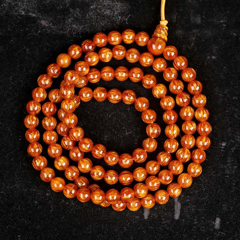 Golden Sea Willow Wrist Mala Bracelet for Success & Healing - Image 16