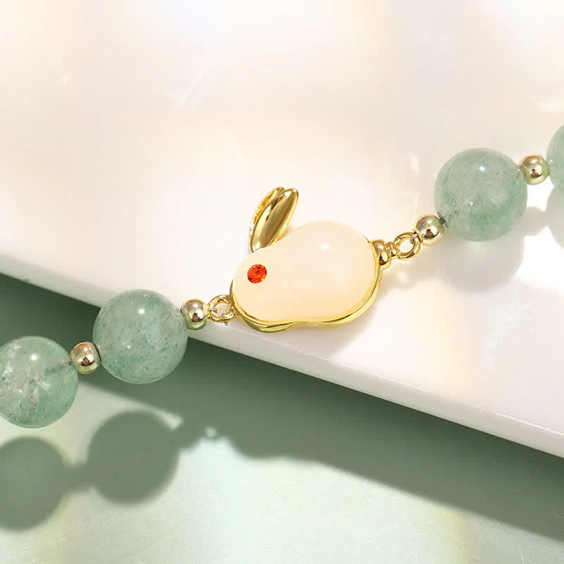Green Aventurine Luck Bracelet for Year of the Rabbit | 15-20cm - Image 3