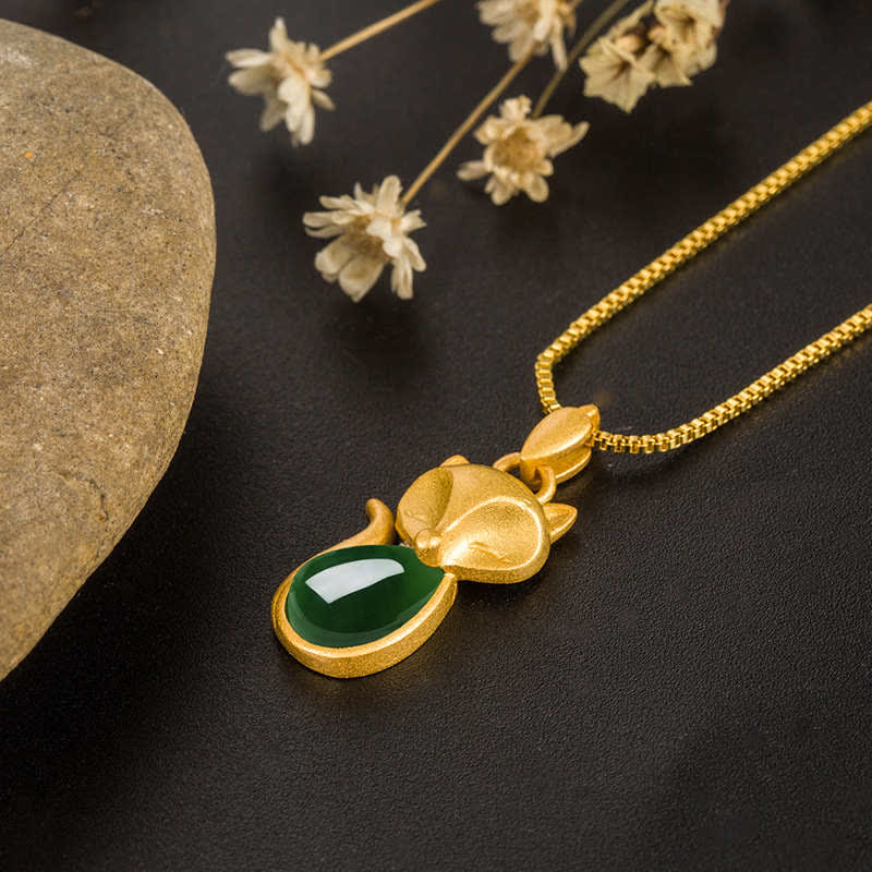 Green Chalcedony Courage Necklace Pendant | Healing Sounds - Image 3