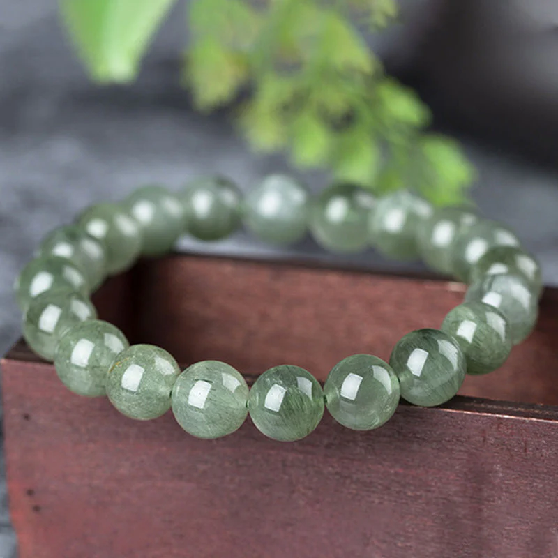 8mm Green Crystal Spiritual Bracelet for Wealth & Protection - Image 5