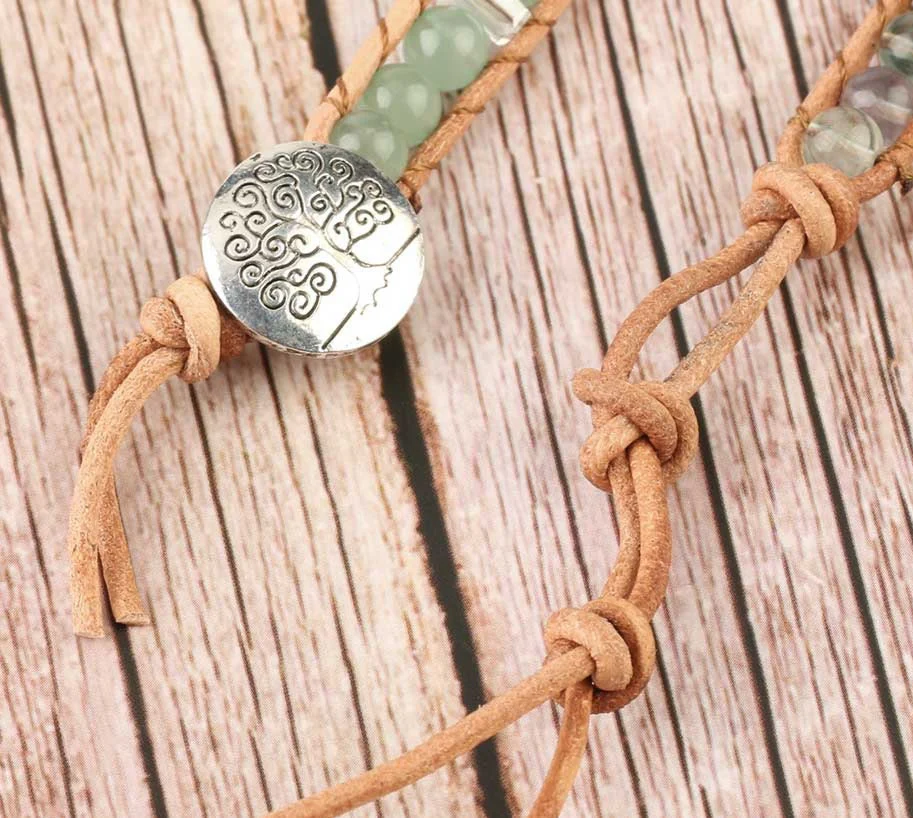 Aventurine Abundance Tree of Life Bracelet - Image 6