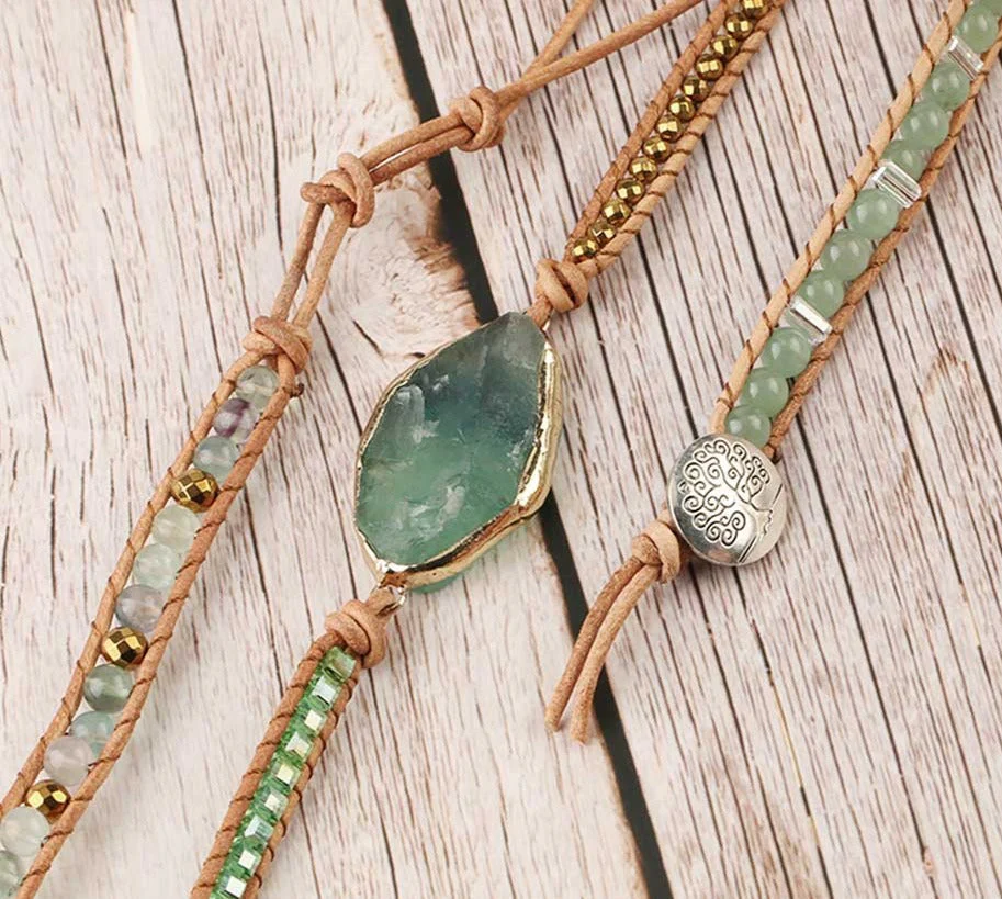 Aventurine Abundance Tree of Life Bracelet - Image 7