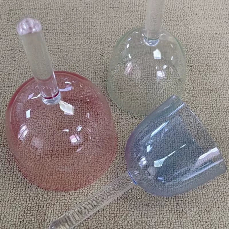 Colorful Crystal Singing Bowl with Handle - Image 19
