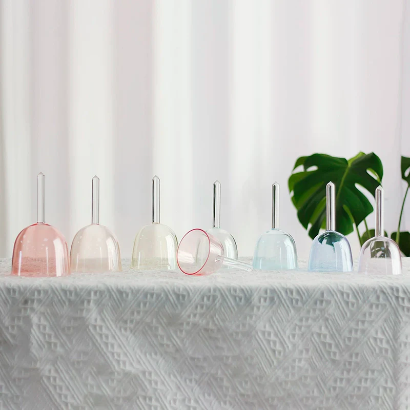 Colorful Crystal Singing Bowl with Handle - Image 3