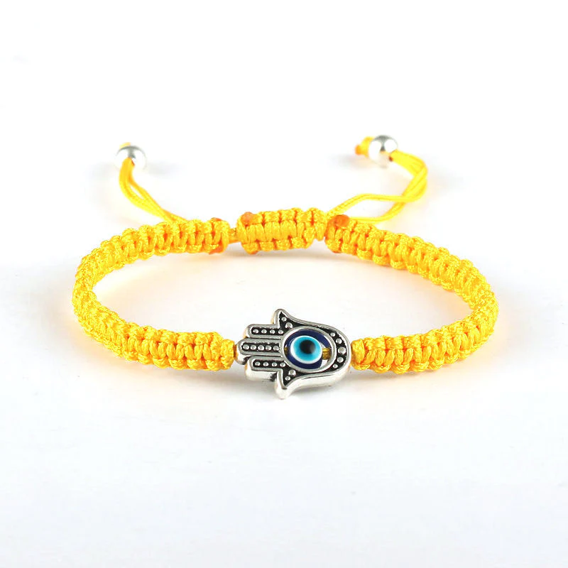 Handmade Hamsa Symbol Protection Bracelet | Luck & Faith - Image 3