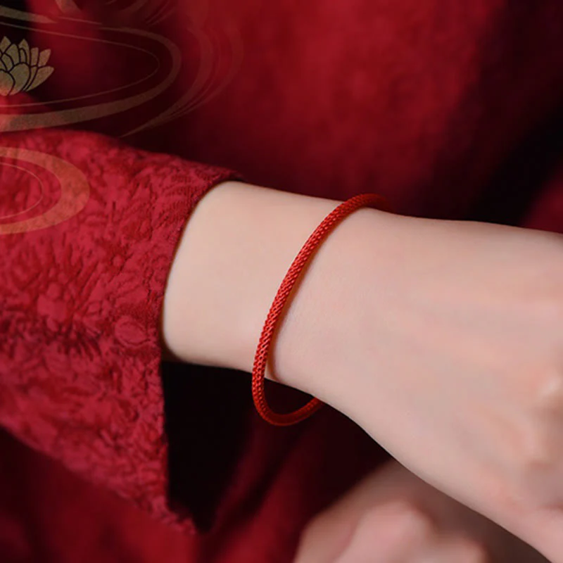 Handmade Red String Luck Bracelets for Spiritual Protection - Image 3