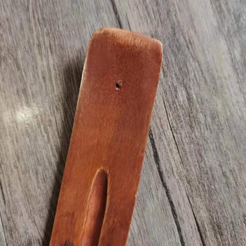 Handmade Wood Incense Burner | Meditation Decoration - Image 4