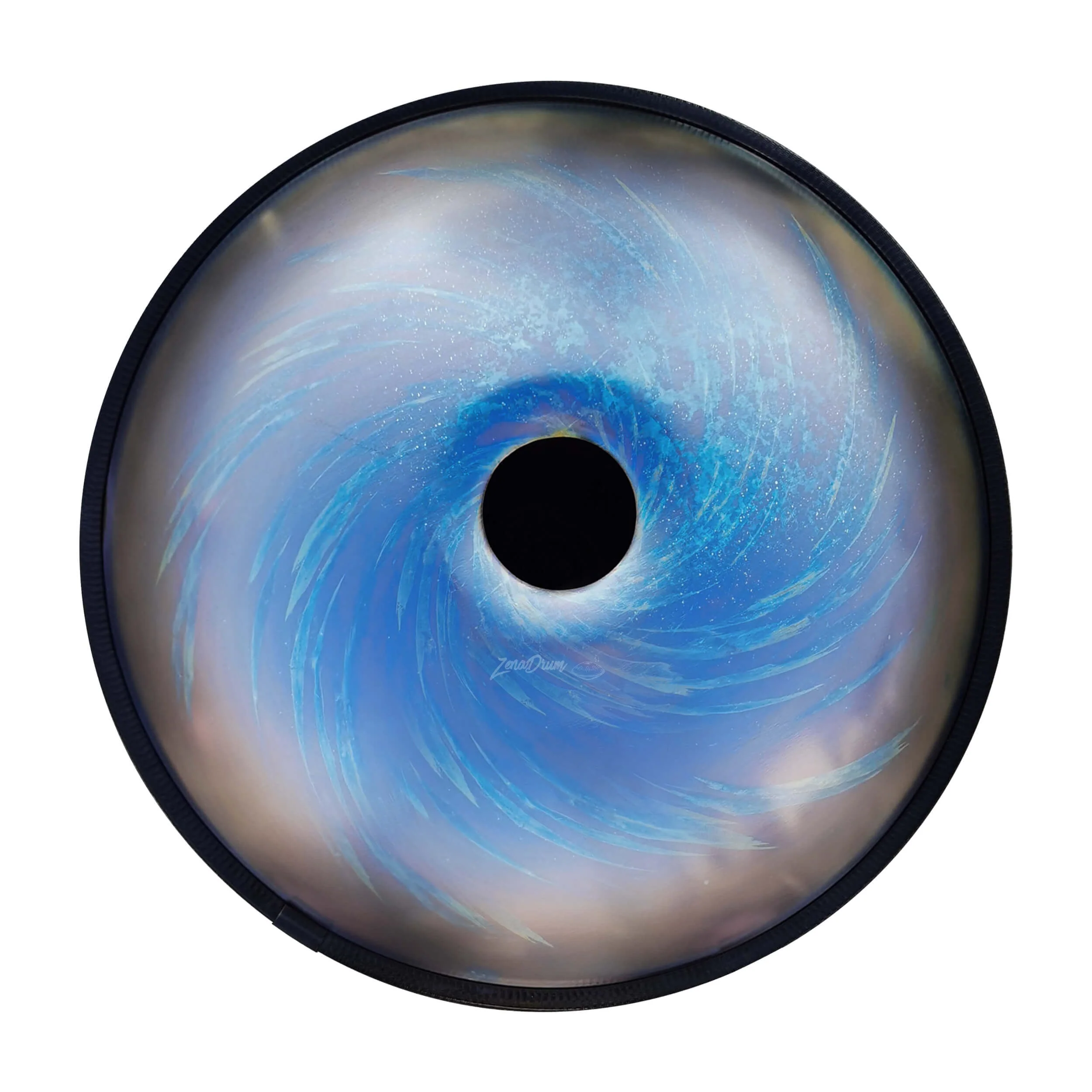 Planet Blue D Minor Handpan Drum - 9 to 14 Notes for Sale - Image 2