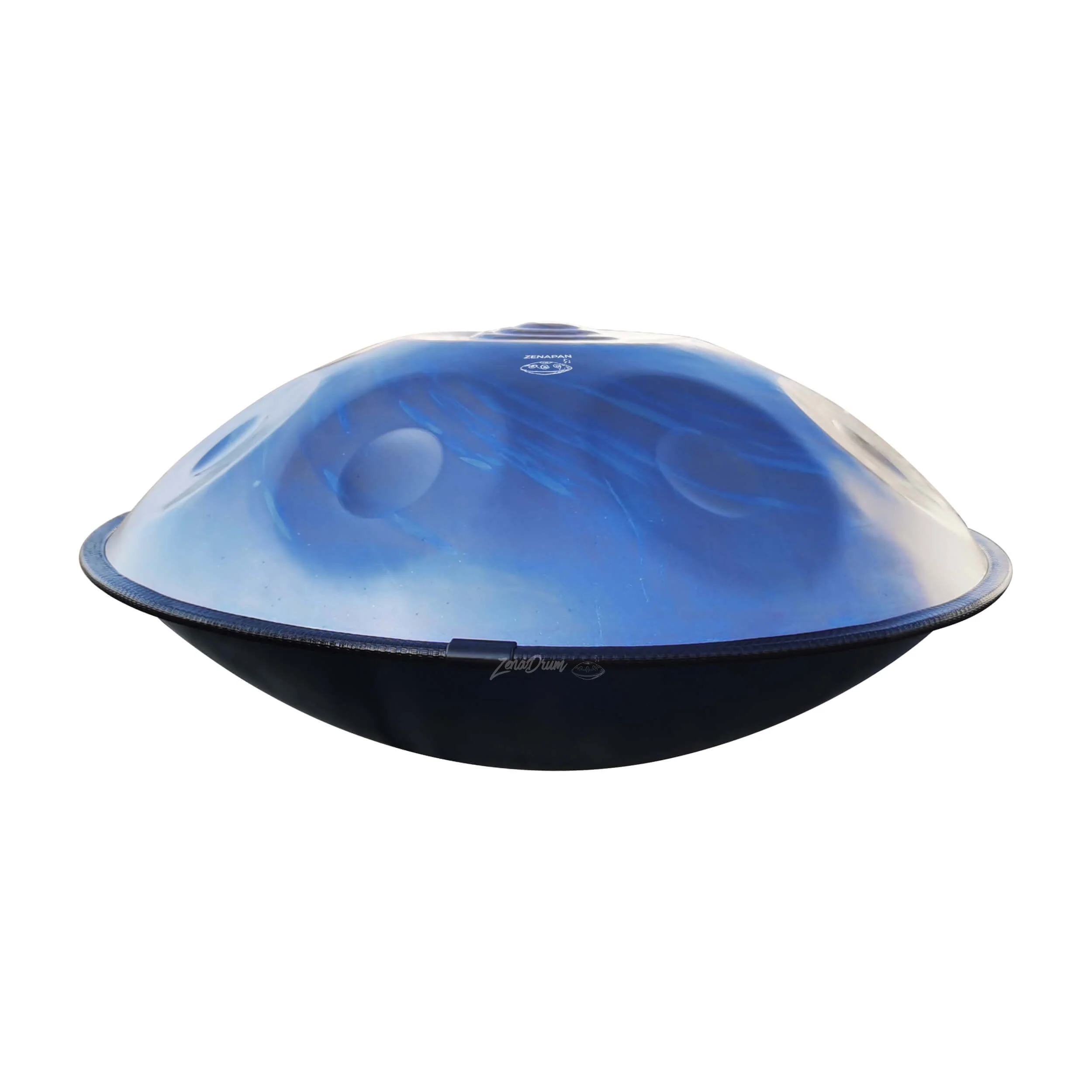 Planet Blue D Minor Handpan Drum - 9 to 14 Notes for Sale - Image 4