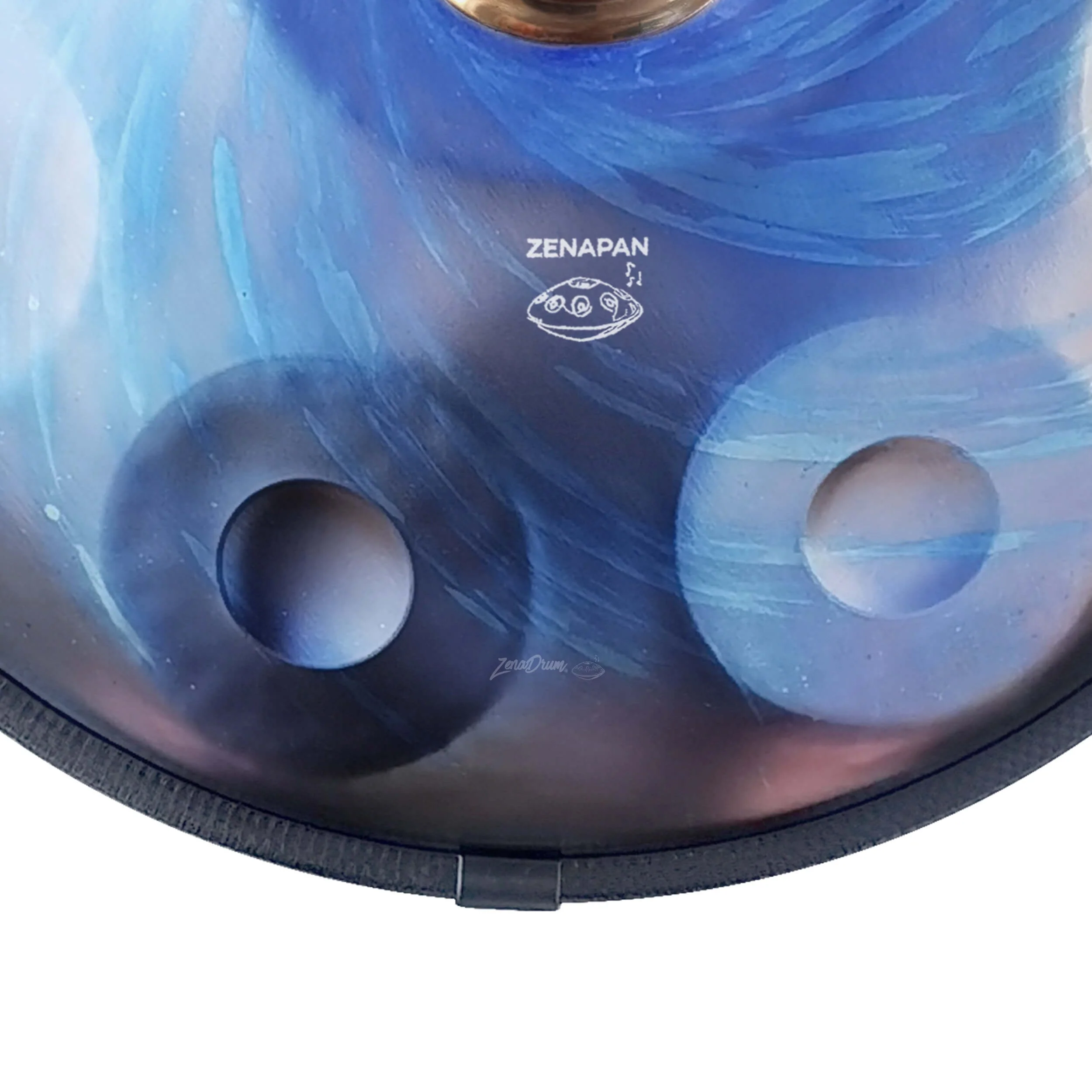 Planet Blue D Minor Handpan Drum - 9 to 14 Notes for Sale - Image 5