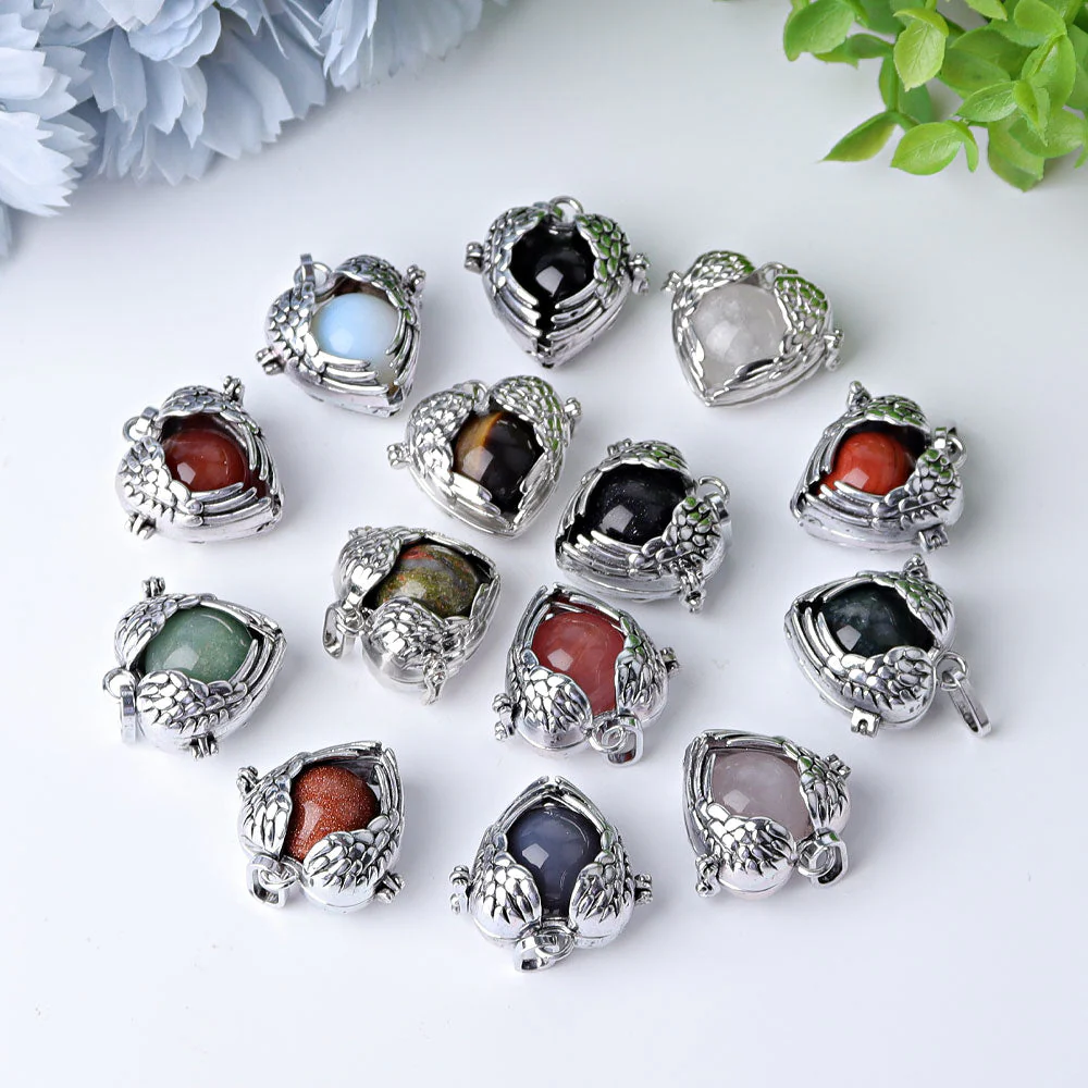 Heart Shape Crystal Pendant | Spiritual Healing Necklace - Image 2