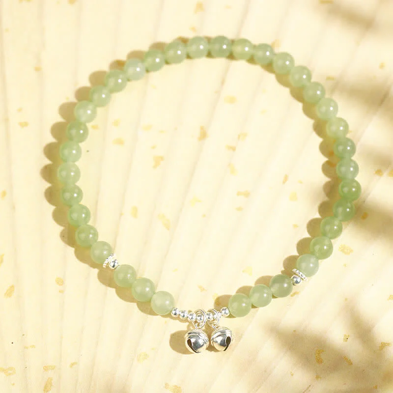 6mm Hetian Jade Prosperity Bell Charm Anklet for Spiritual Growth - Image 8