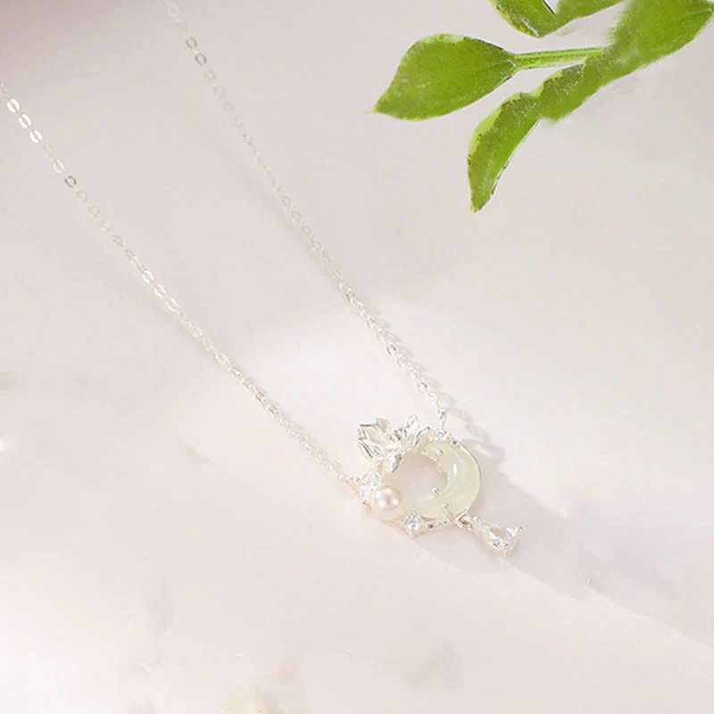 Hetian Jade 925 Silver Lotus Pendant Necklace for Protection - Image 6