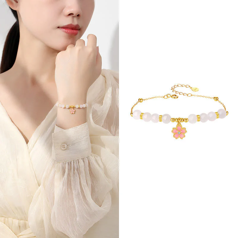 6mm Hetian White Jade Protection Bracelet in Sterling Silver - Image 9