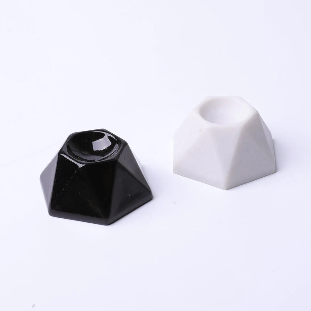 Hexagon Resin Crystal Display Stand 4.5-7cm | Healing Sounds