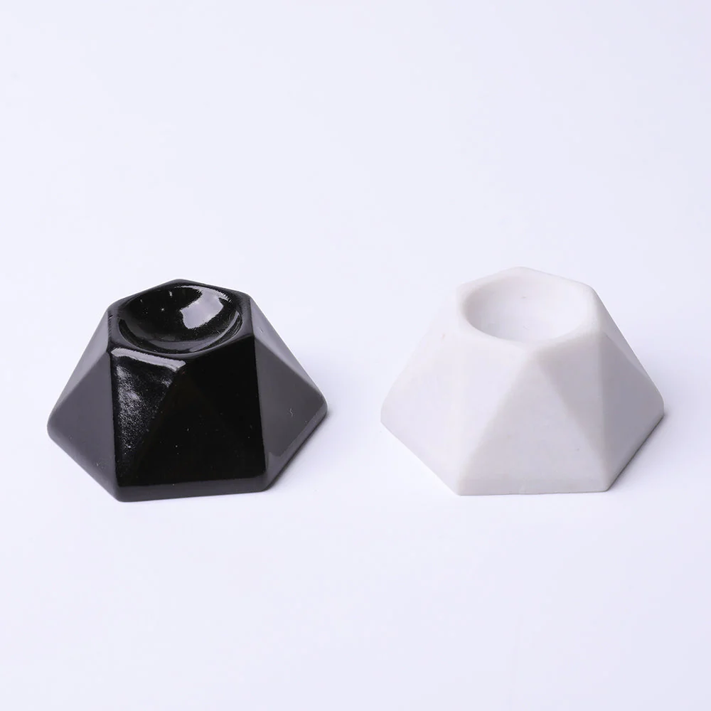 Hexagon Resin Crystal Display Stand 4.5-7cm | Healing Sounds - Image 2