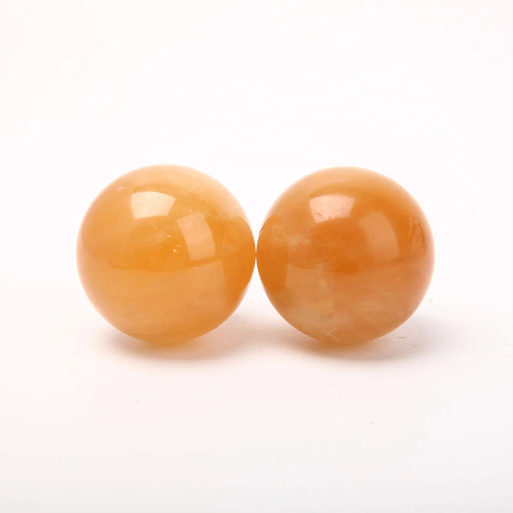 1.7 inch Honey Calcite Crystal Sphere for Energy Healing - Image 5