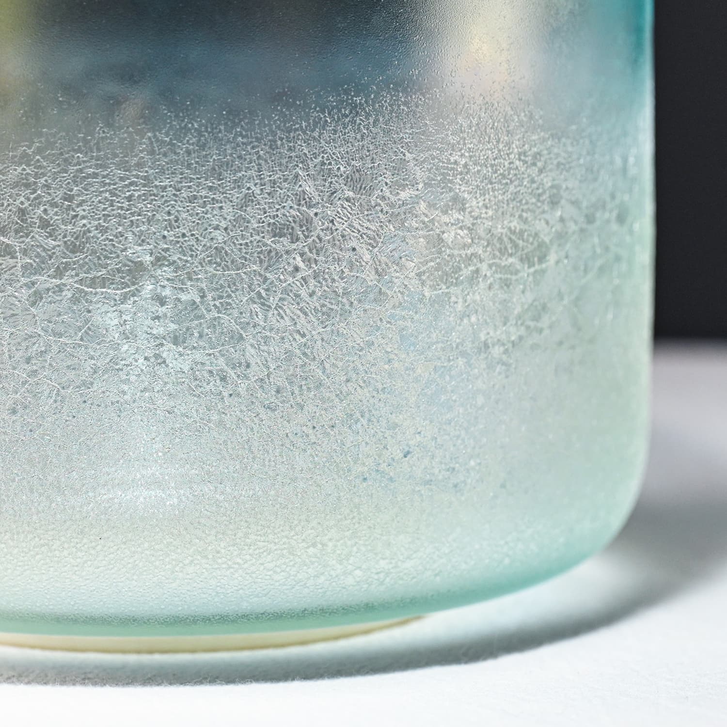 Ice Green Crystal Singing Bowl for Sound Meditation - Image 4