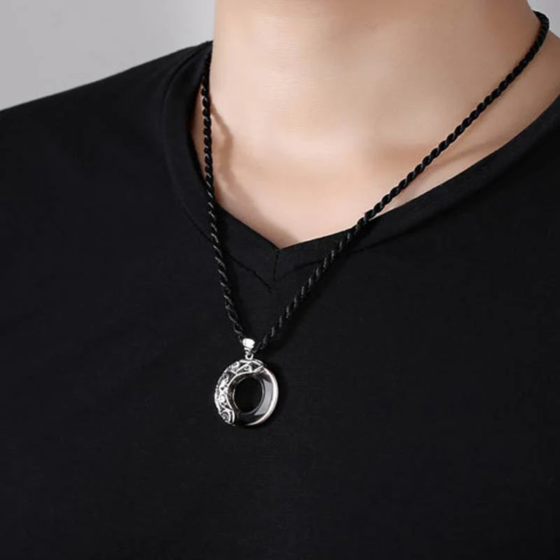 Ice Obsidian Zodiac Pendant Necklace | 12 Constellations Blessing - Image 15