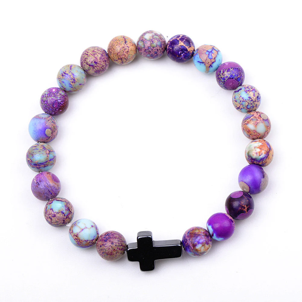 8mm Imperial Jasper Tree of Life Bracelet for Healing - Image 3