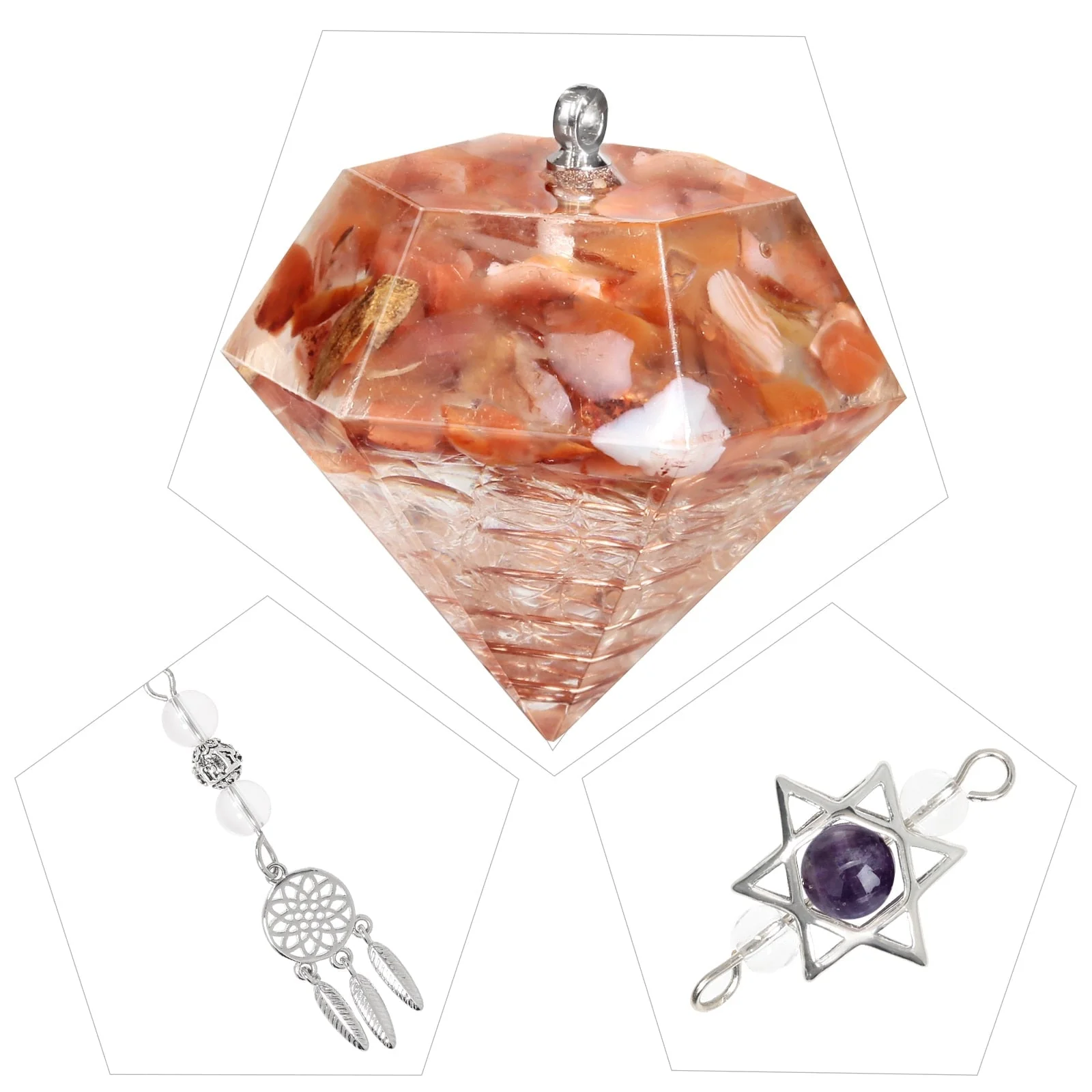 Carnelian Crystal Pendulum - Inner Guidance - Image 2