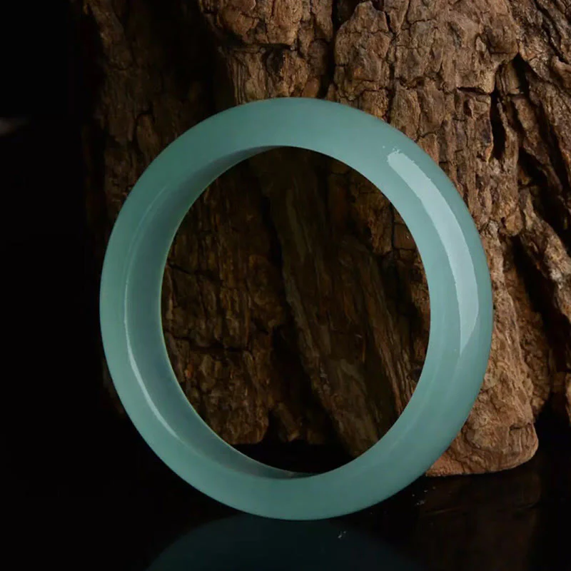 Natural Jade Bangle Bracelet for Luck and Prosperity - Image 11