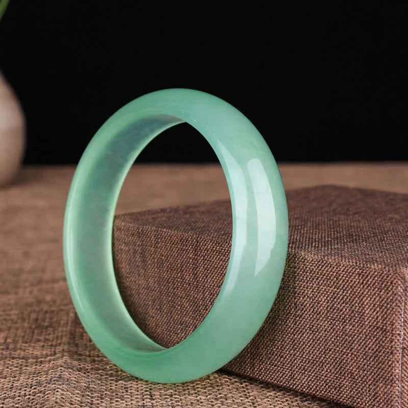 Natural Jade Bangle Bracelet for Luck and Prosperity - Image 7