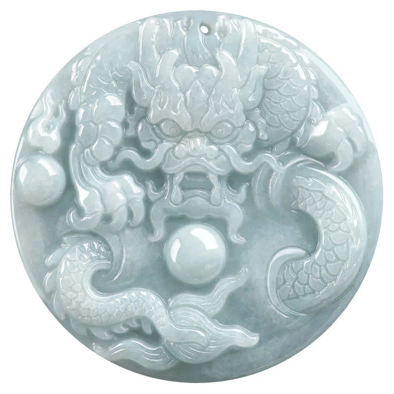 Jade Dragon Amulet Necklace for Success and Protection - Image 10