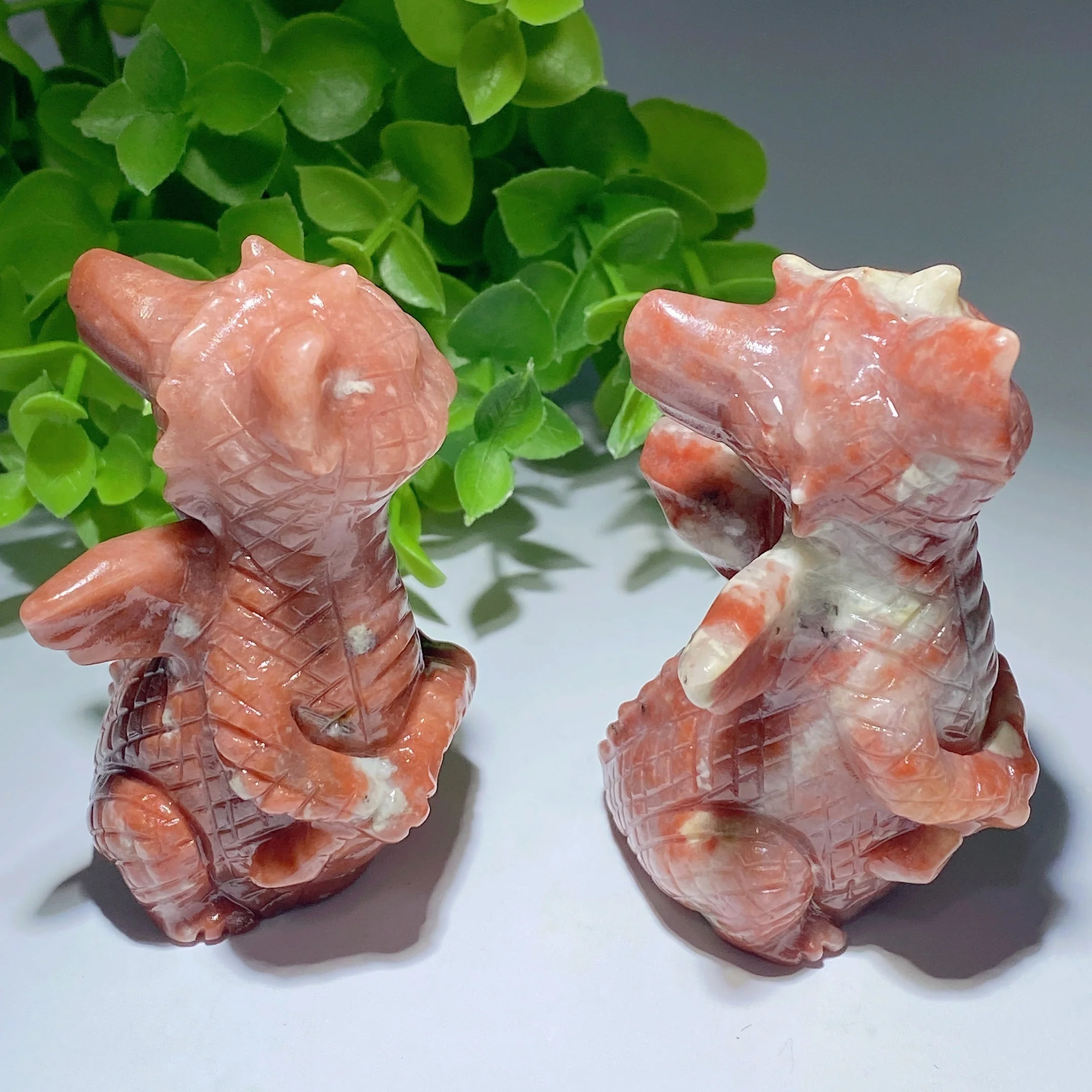 3.0 Inch Jade Dragon Carving Sculpture for Feng Shui - Image 4