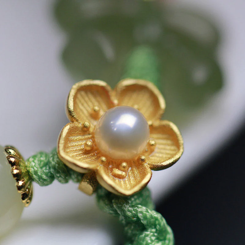 Jade Butterfly Luck Bracelet in 925 Sterling Silver - Image 11