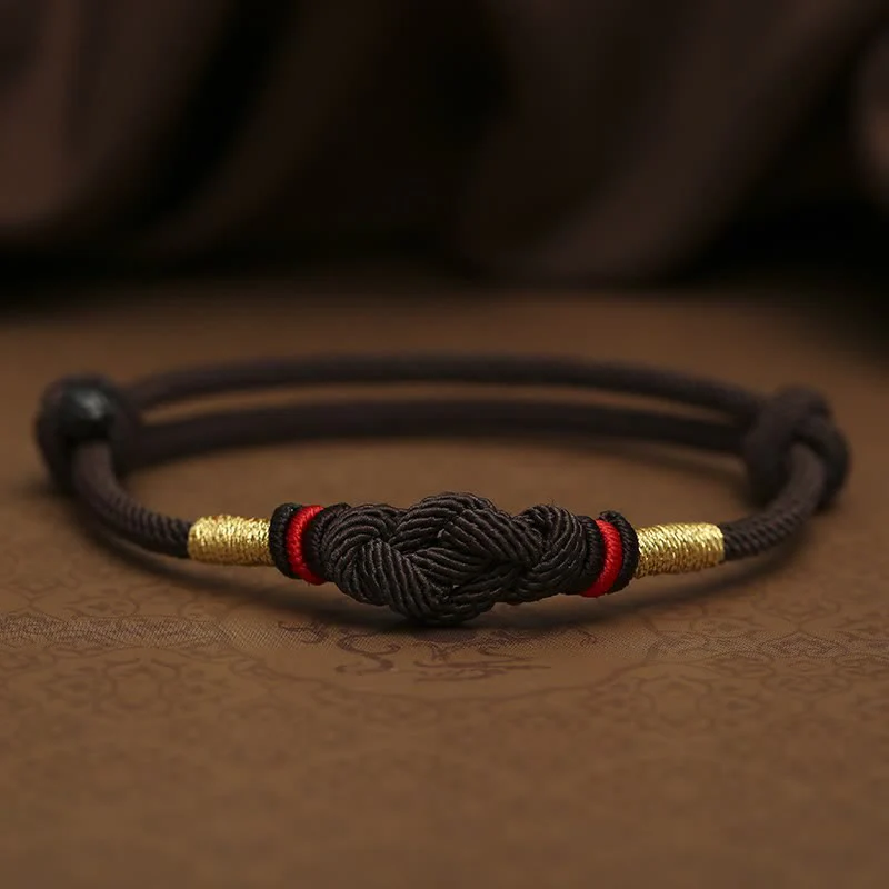 Adjustable Jade Luck Bracelet | Red String Fortune Knot - Image 14