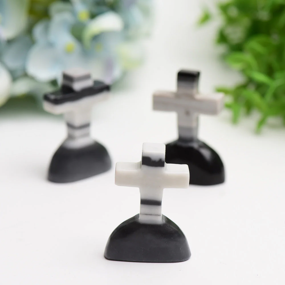 2.0 Inch Jade Tomb Crystal Carving for Halloween Decor - Image 3