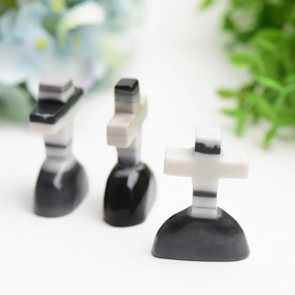 2.0 Inch Jade Tomb Crystal Carving for Halloween Decor - Image 5