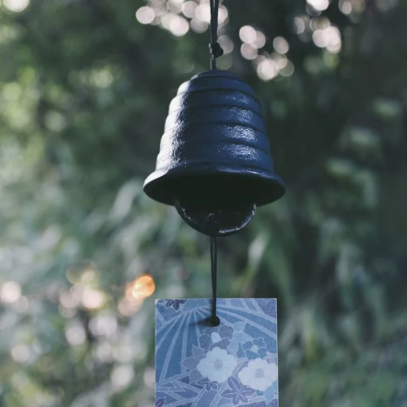 Japanese Cast Iron Wind Chimes for Garden Decor - Image 3