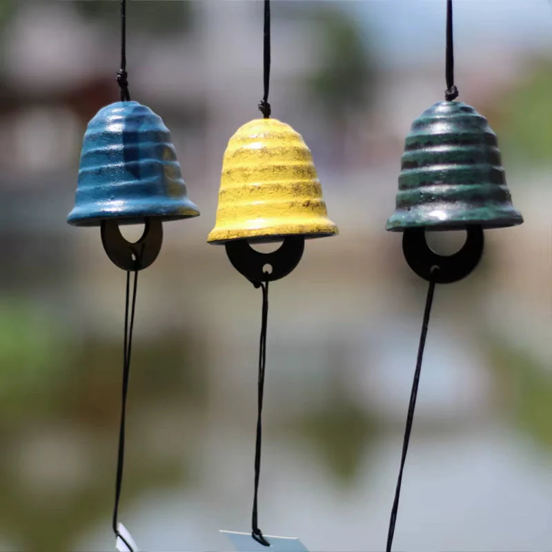 Japanese Cast Iron Wind Chimes for Garden Decor - Image 4