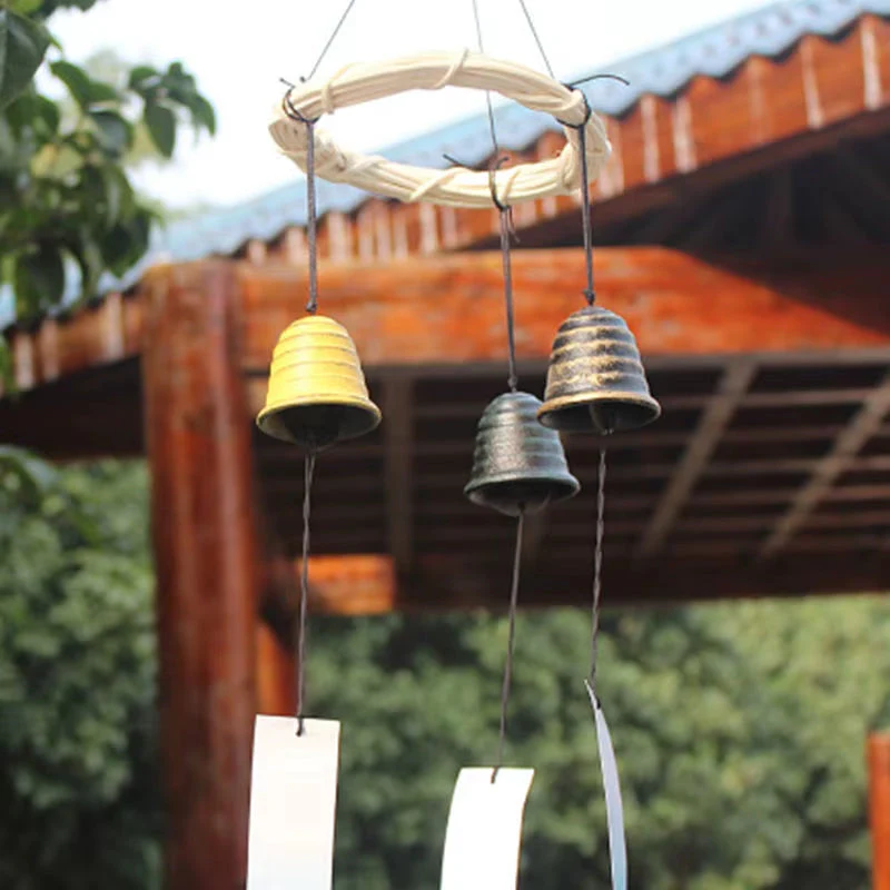 Japanese Cast Iron Wind Chimes for Garden Decor - Image 5