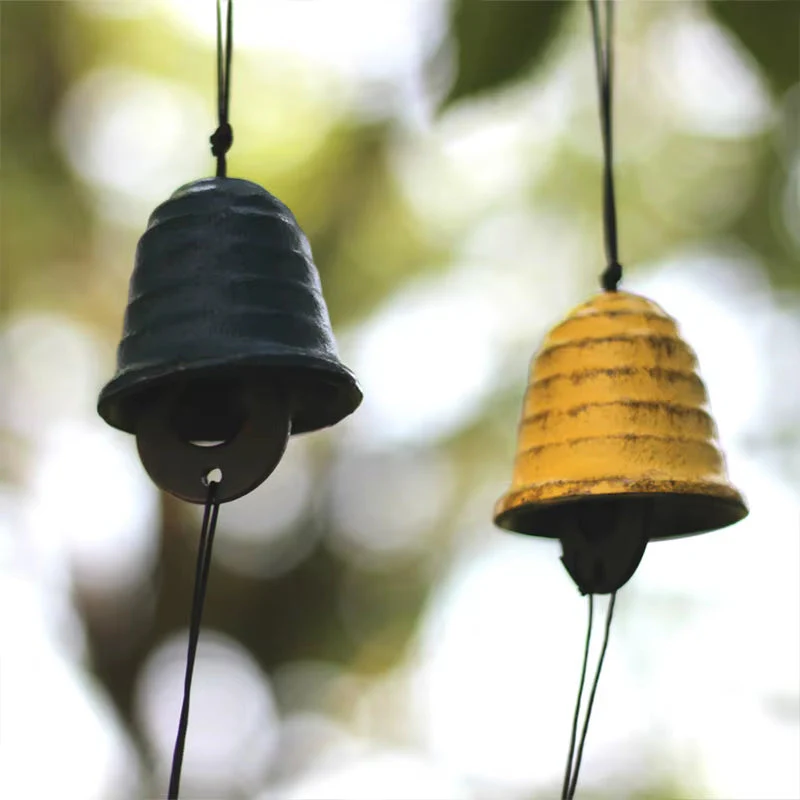 Japanese Cast Iron Wind Chimes for Garden Decor - Image 6