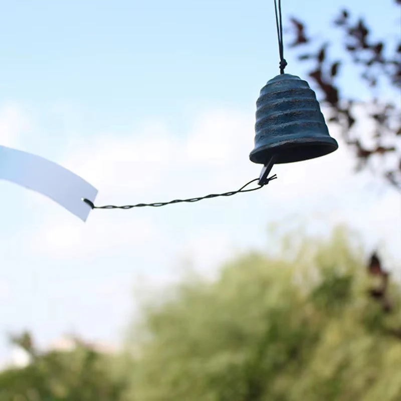 Japanese Cast Iron Wind Chimes for Garden Decor - Image 7
