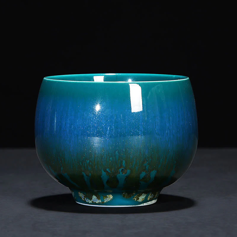 Blue Jianzhan Ceramic Teacup 160ml Zen Decor - Image 31