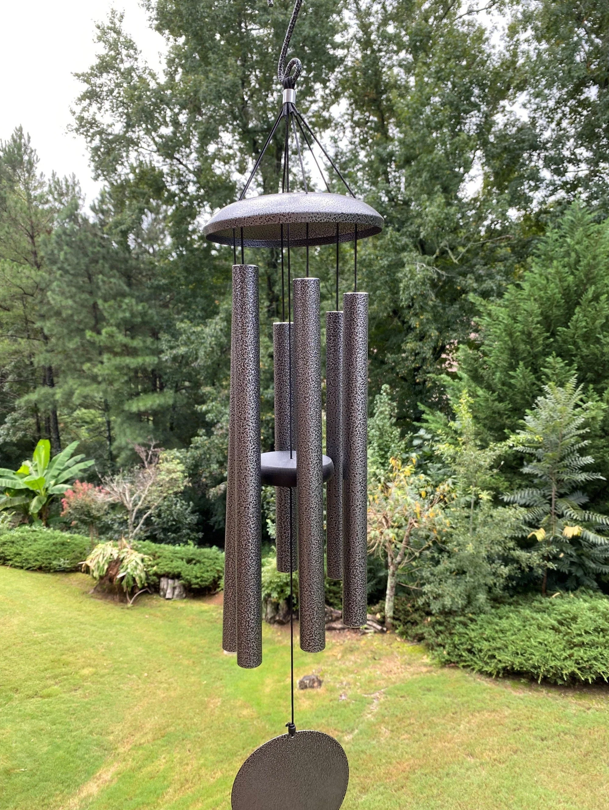 36 Inch Deep Tone Metal Wind Chimes - Memorial - Image 3