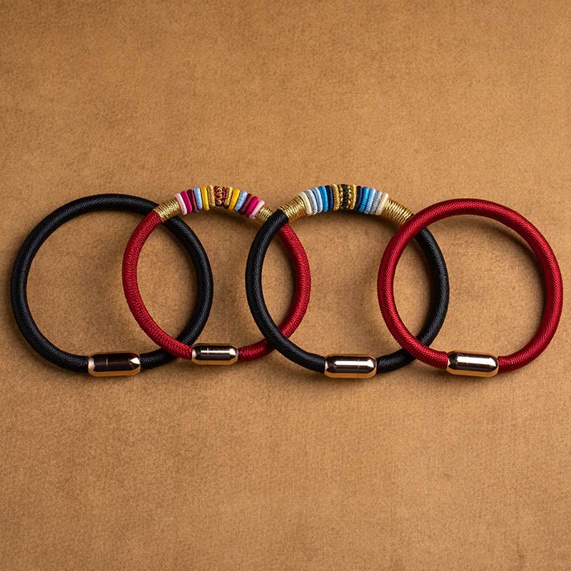 King Kong Knot Red String Protection Bracelet Magnetic Buckle - Image 3